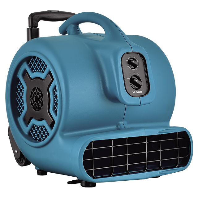 XPOWER P-800. Hochgeschwindigkeit 700 W Zentrifugal Air Mover mit Timer, Rädern