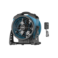 XPOWER FM-65WB 900CFM Batteridrevet dugventilator med indbygget pumpe