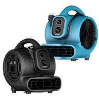 XPOWER P-230AT 700CFM Kompakt Centrifugal Air Mover med timer, str&oslash;mudtag